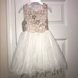 Toddler cream colored dress